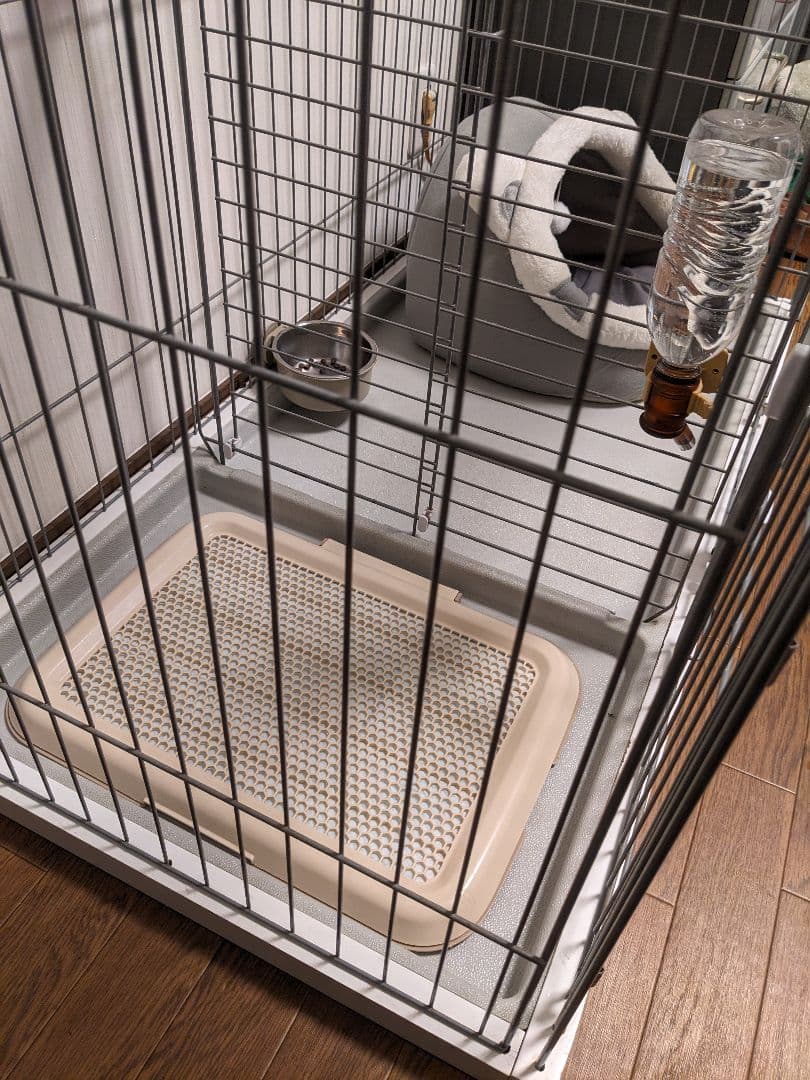 【犬用ケージ☆屋根付き】 ペティオドックルームサークルワイド☆トイレスペース分離