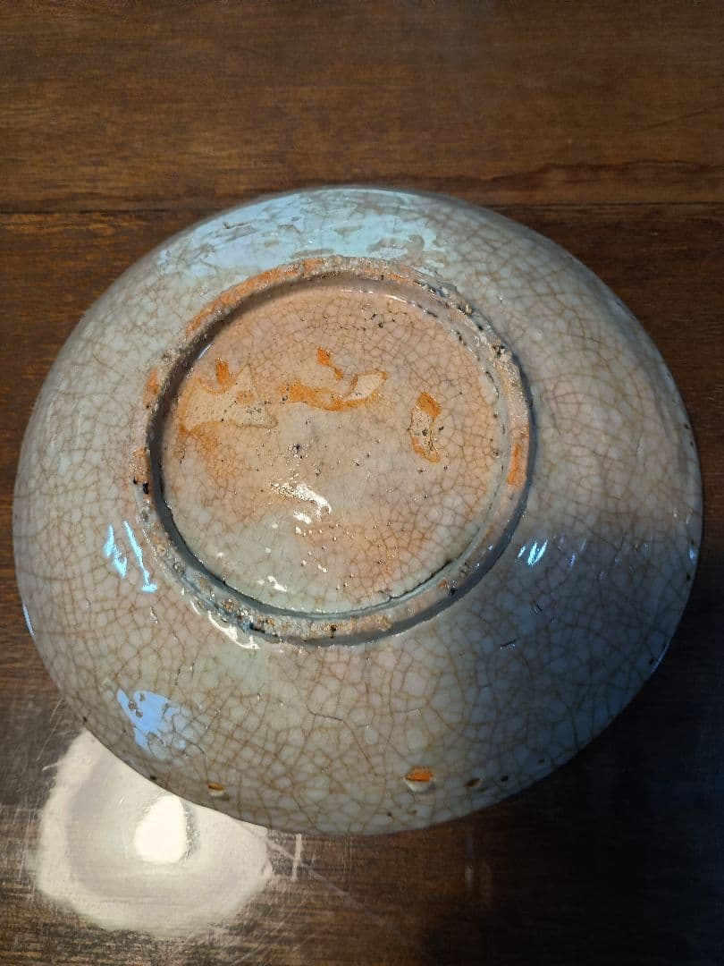 呉須写し珉平焼 中皿二客