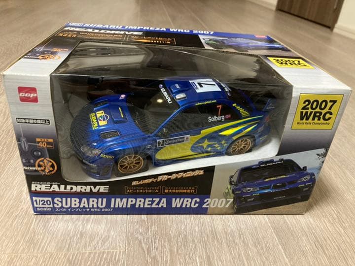 ラジコンカー　リアルドライブ　スバル インプレッサ WRC 2007　ブルー