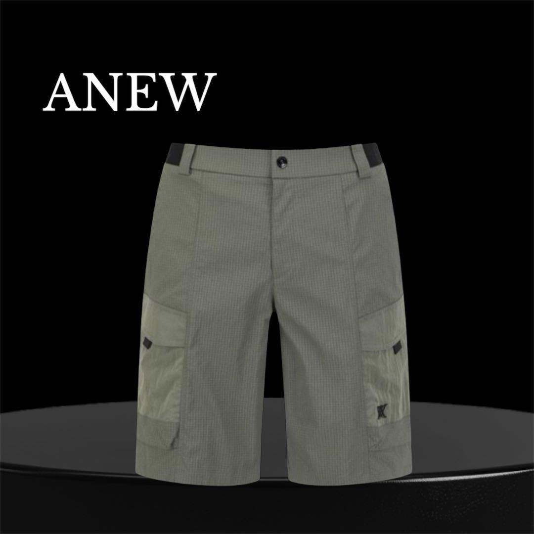 新品⭐️タグ付き ⭐️Lサイズ ANEW メンズ ショートパンツ カーキセットアップ