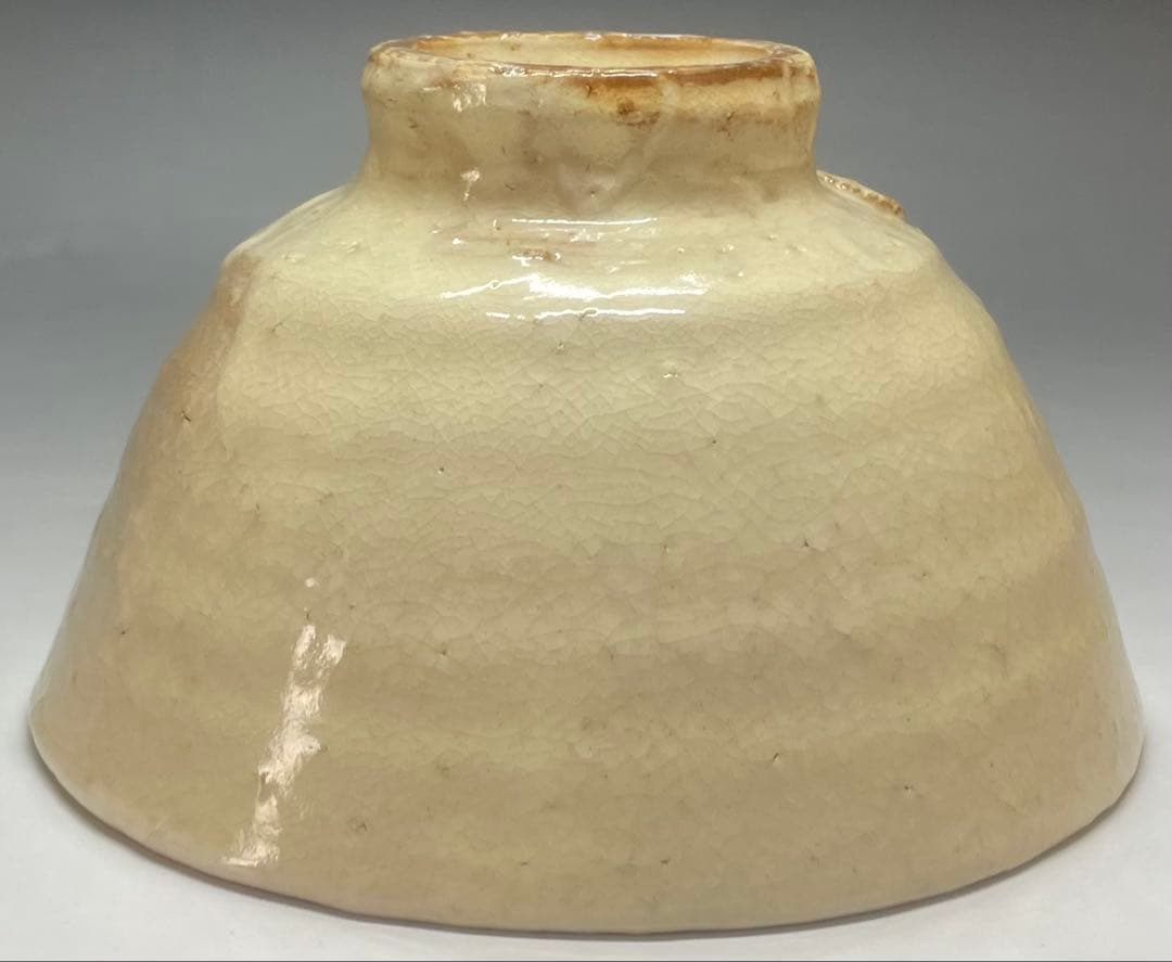 萩焼　茶碗　在銘　作家作品　四方桟共箱　共布　ec0801