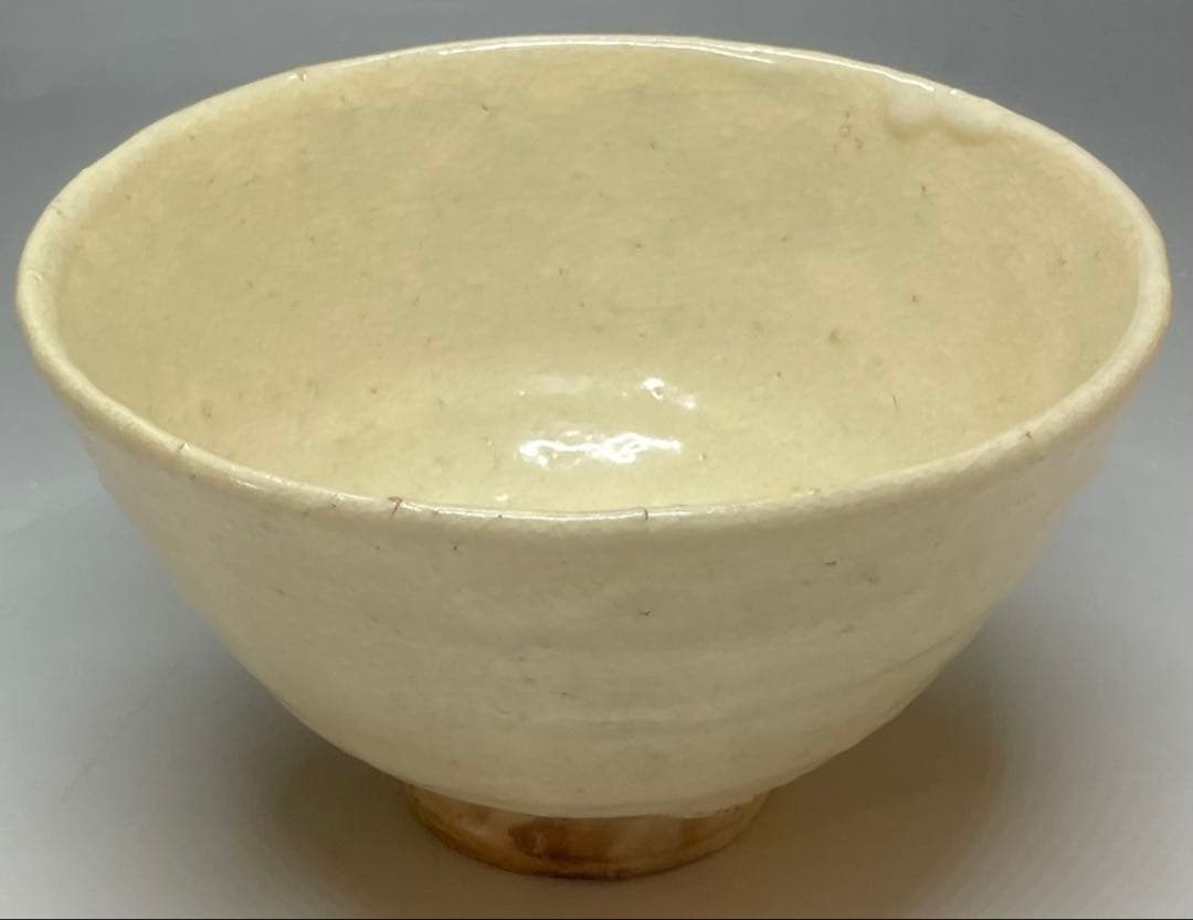 萩焼　茶碗　在銘　作家作品　四方桟共箱　共布　ec0801