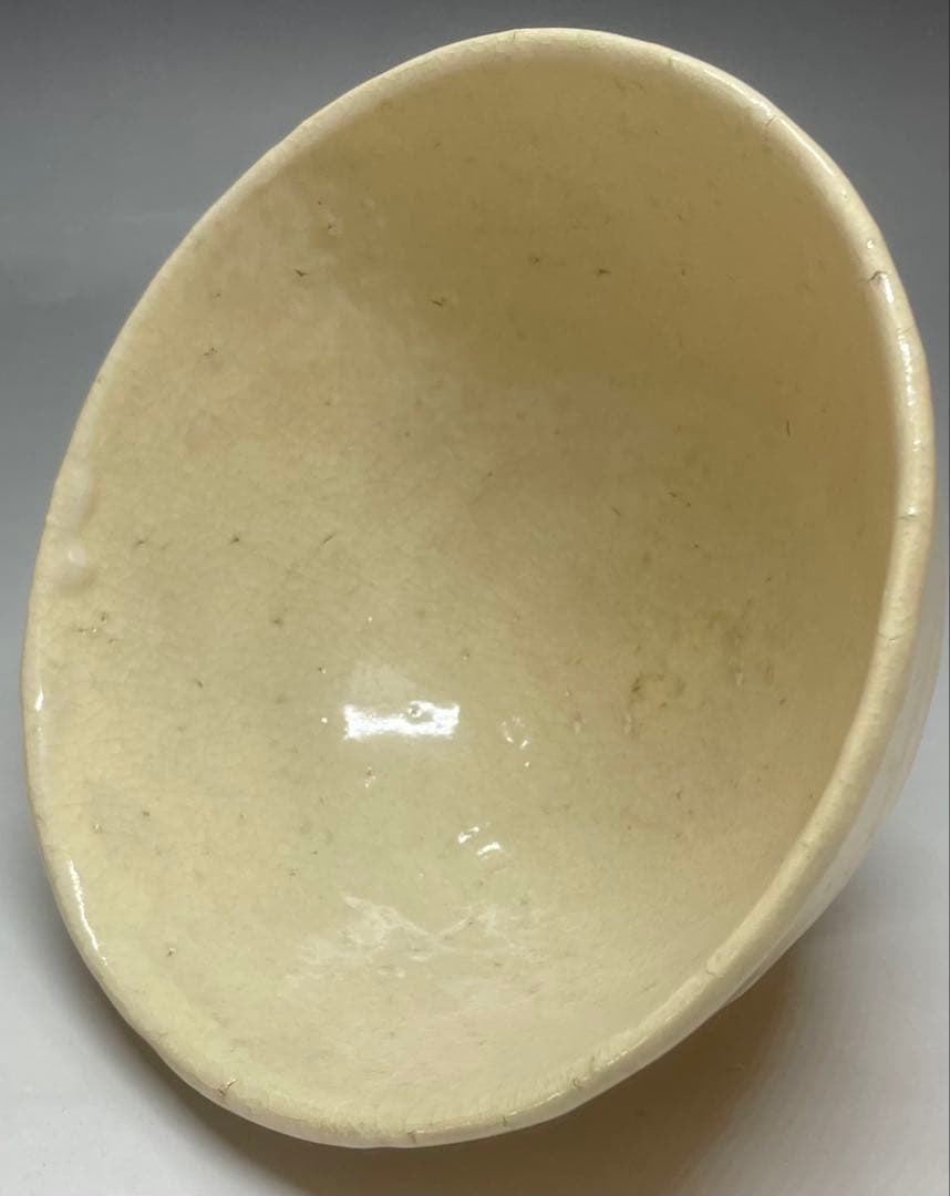 萩焼　茶碗　在銘　作家作品　四方桟共箱　共布　ec0801