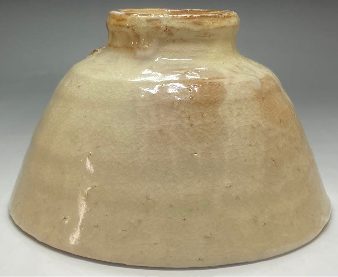 萩焼　茶碗　在銘　作家作品　四方桟共箱　共布　ec0801