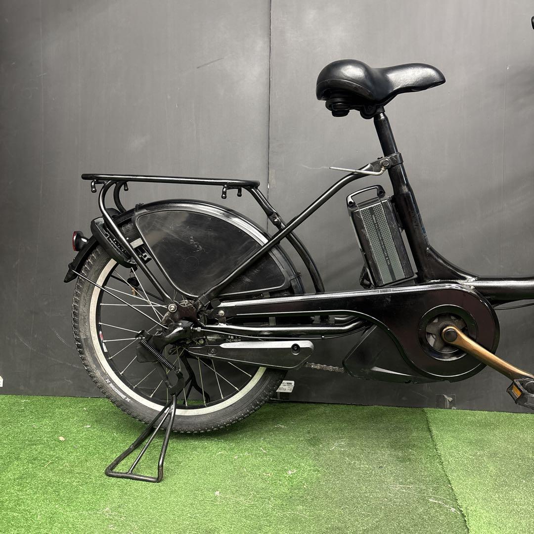 電動自転車 YAMAHA PAS Babby ブラック 3人乗り対応　39★