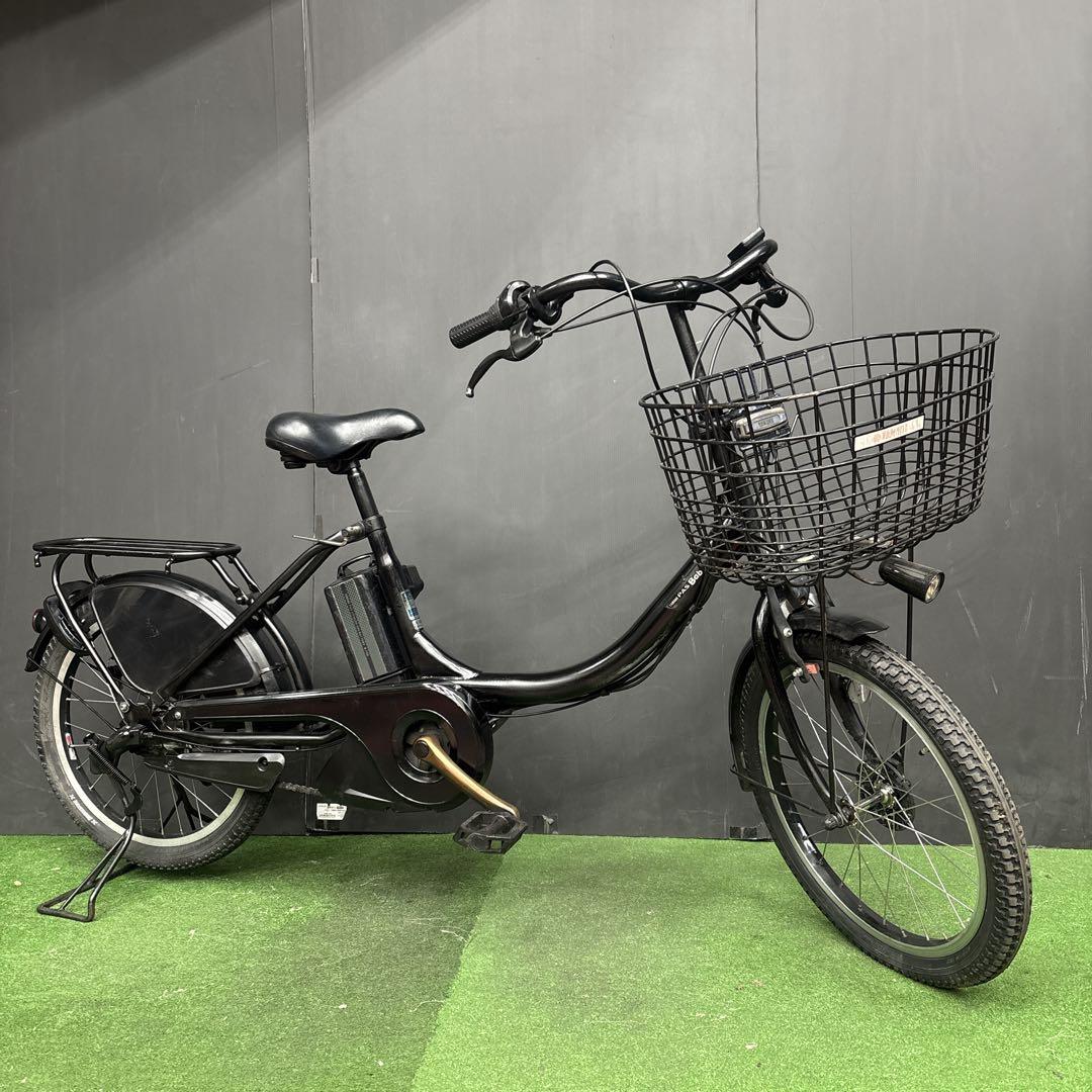 電動自転車 YAMAHA PAS Babby ブラック 3人乗り対応　39★