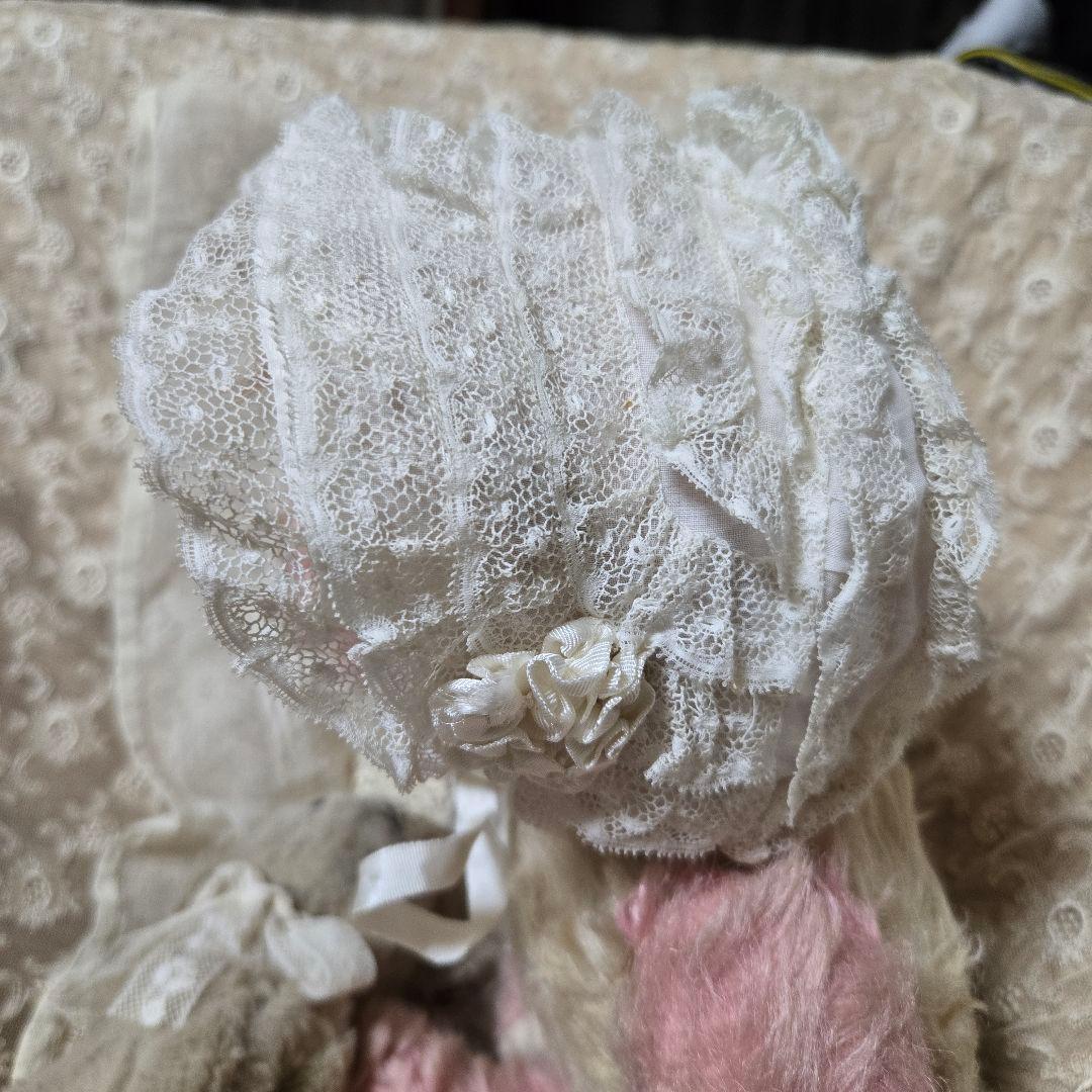 ペディグリー アンティークベア テディベア ピンク