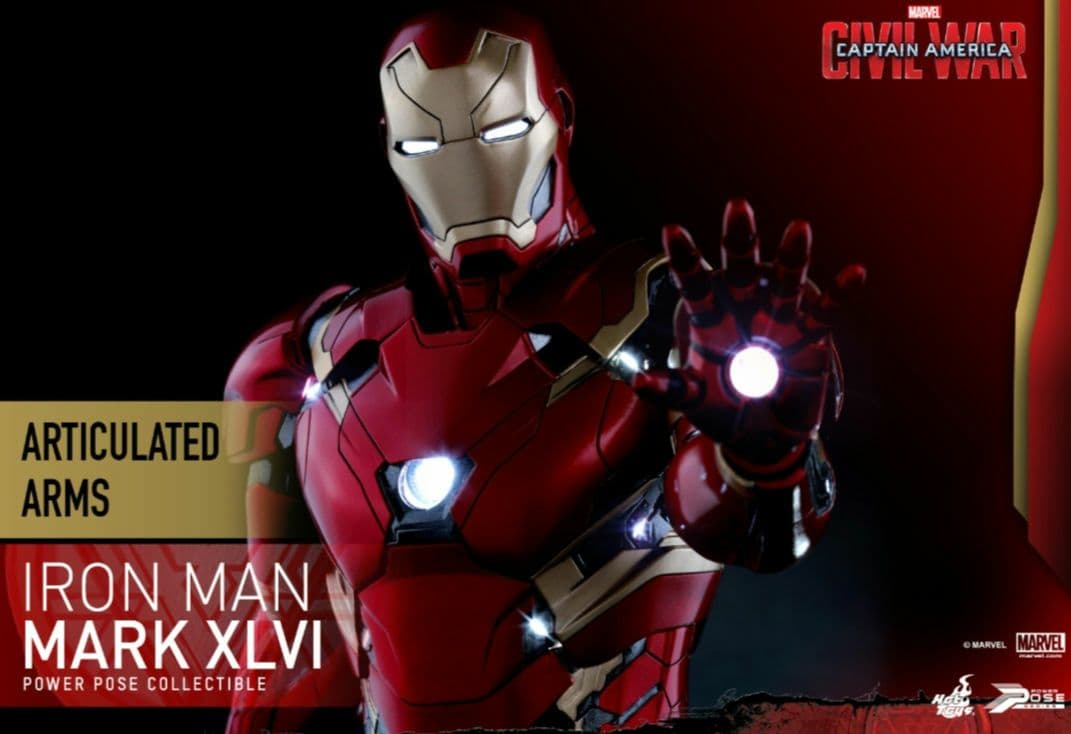 【新品未使用】ホットトイズ『シビル・ウォー/キャプテン・アメリカ』マーク46