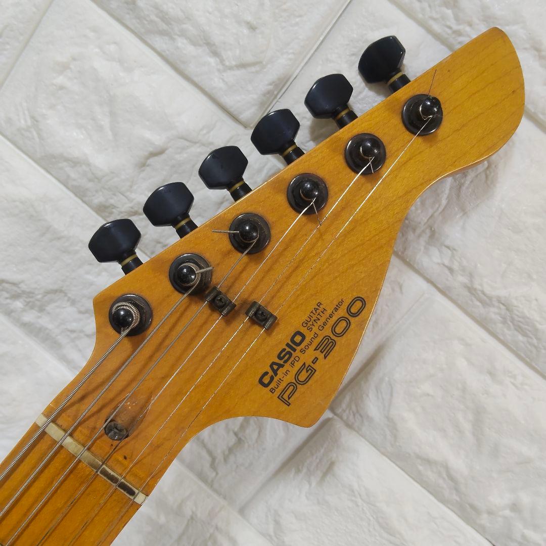 【希少】CASIO PG-300 シンセサイザー内蔵ギター 現状品 動作品