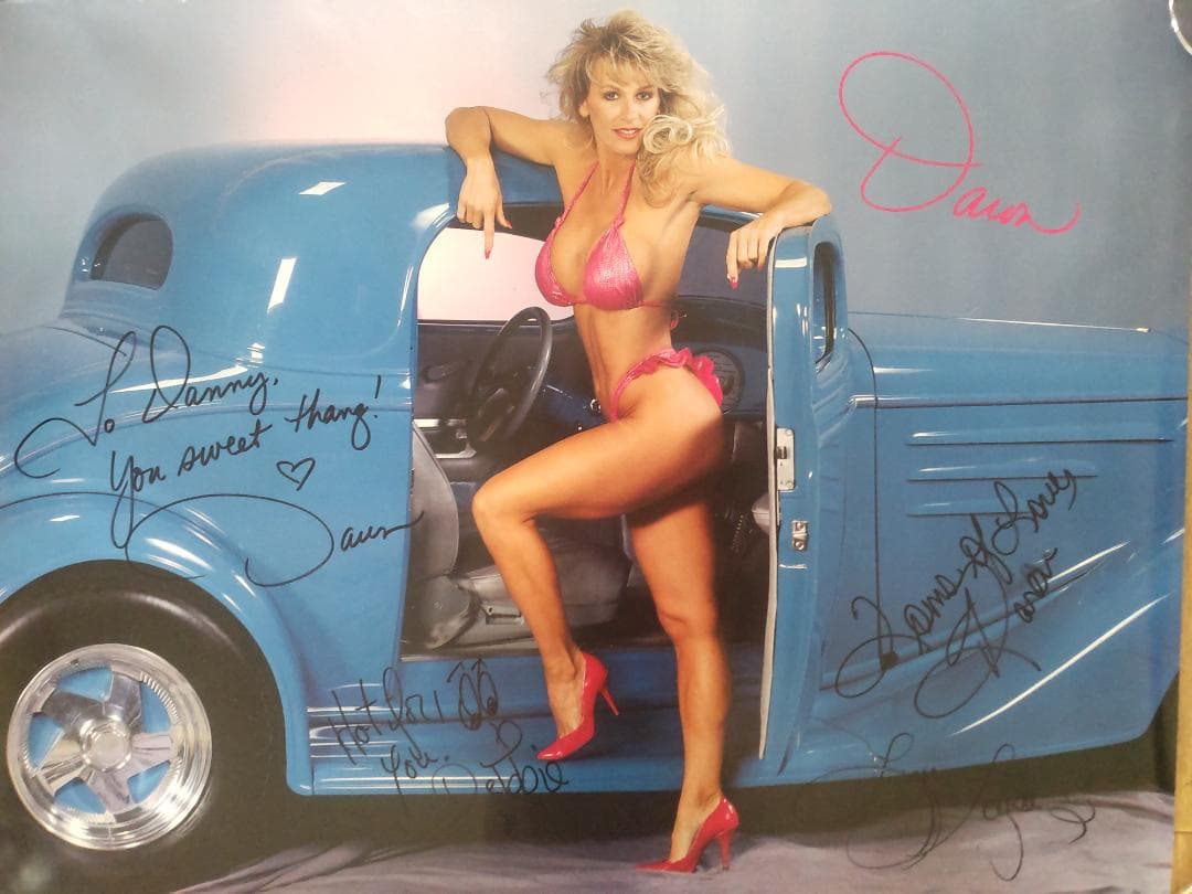 シボレー Chevy Coupe シェビー クーペ 美女 サイン入り ポスター