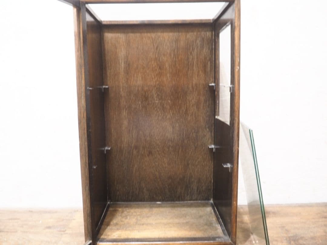 1146 ガラスケース　飾り棚　ショーケース　小物入れ　レトロ　アンティーク