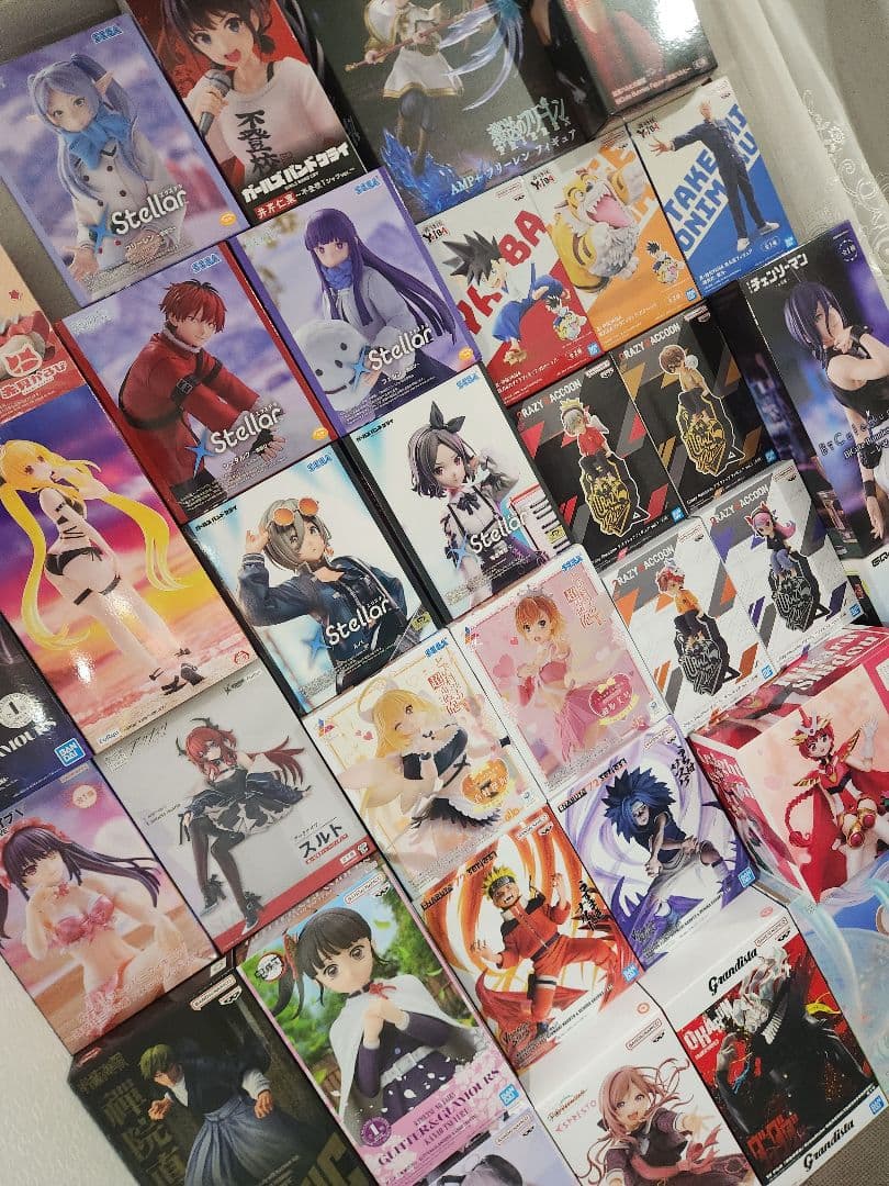 未開封フィギュア36個 レイアース フリーレン アイマス ナルト レゼ 美少女系