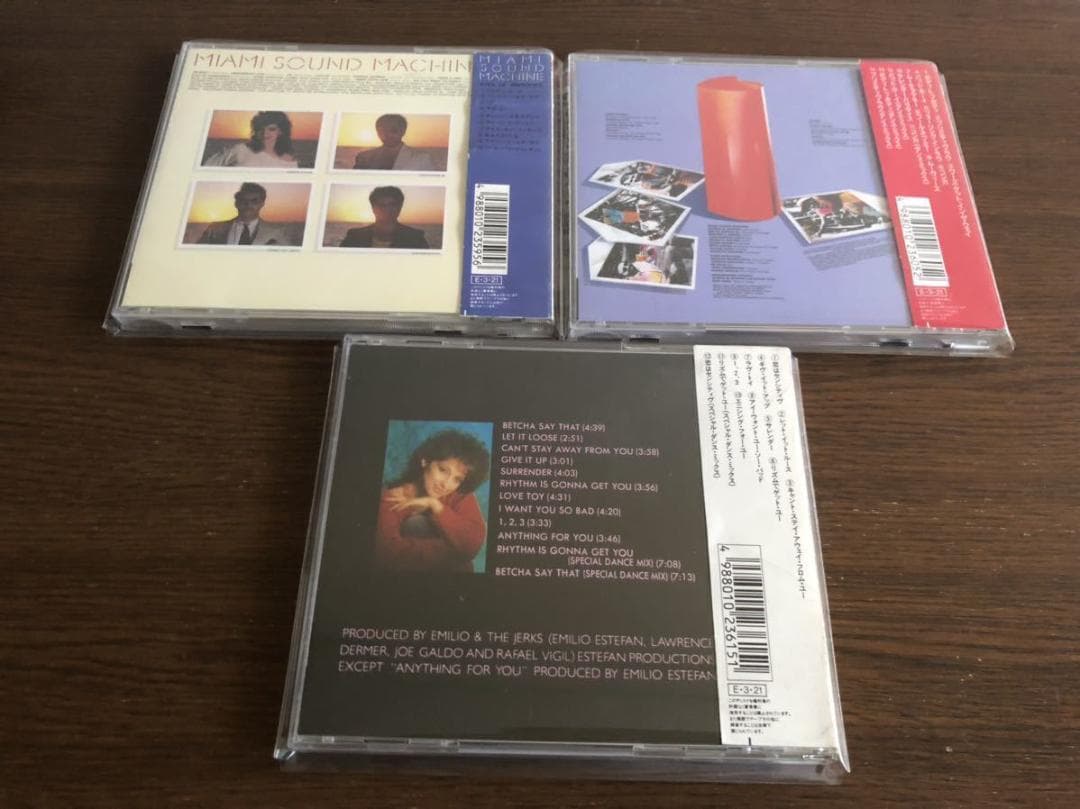 グロリア・エステファン＆マイアミ・サウンド・マシーン 旧規格3タイトルセット