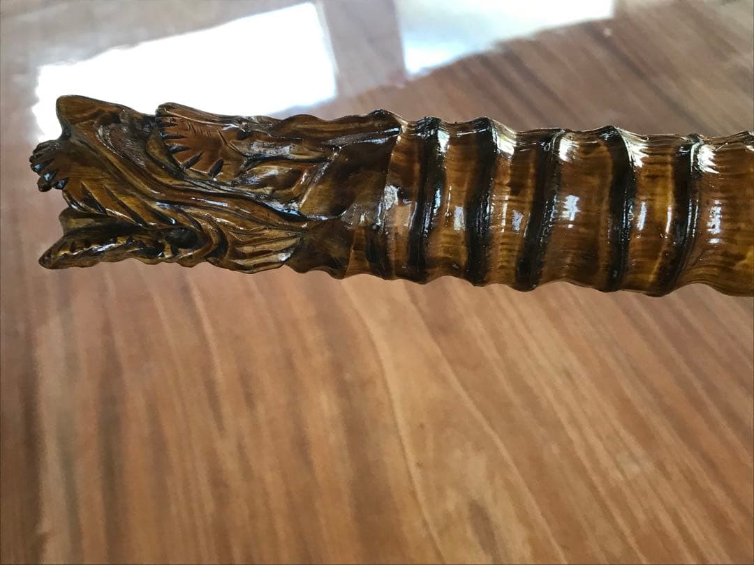 ★龍の杖★縁起物★唯一無二★珍しい竹★手彫り★