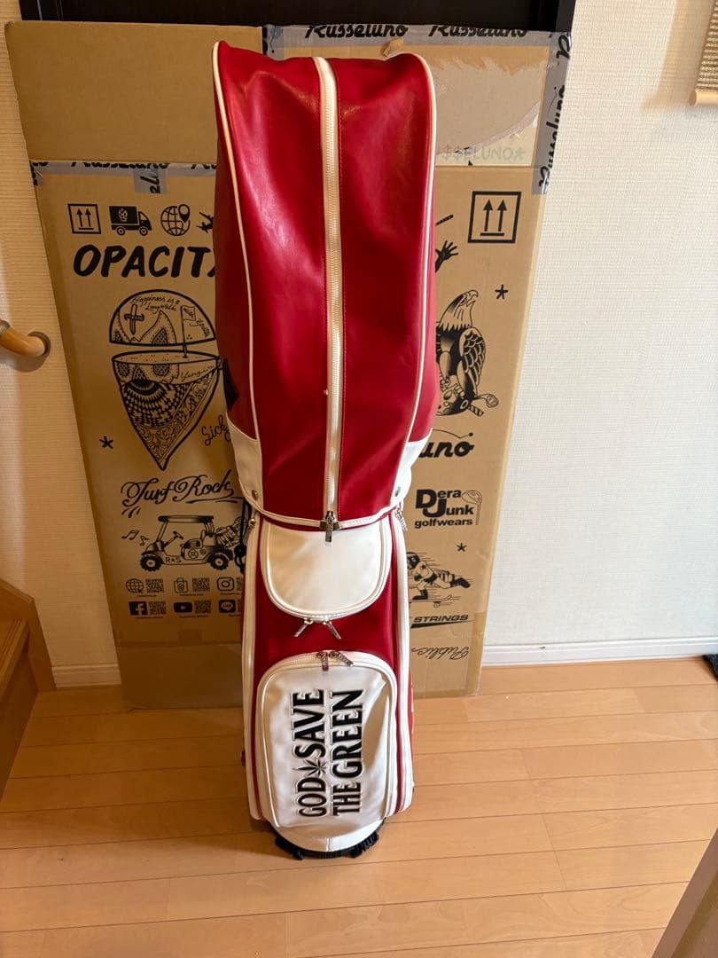 ラッセルノ　キャディーバッグ　SKULL GOLFBAG