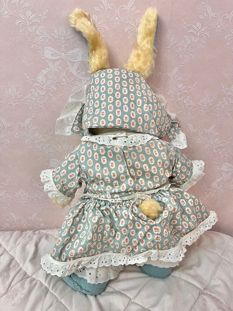 ラシュトン バニー　うさぎ ドール ヴィンテージ　花柄