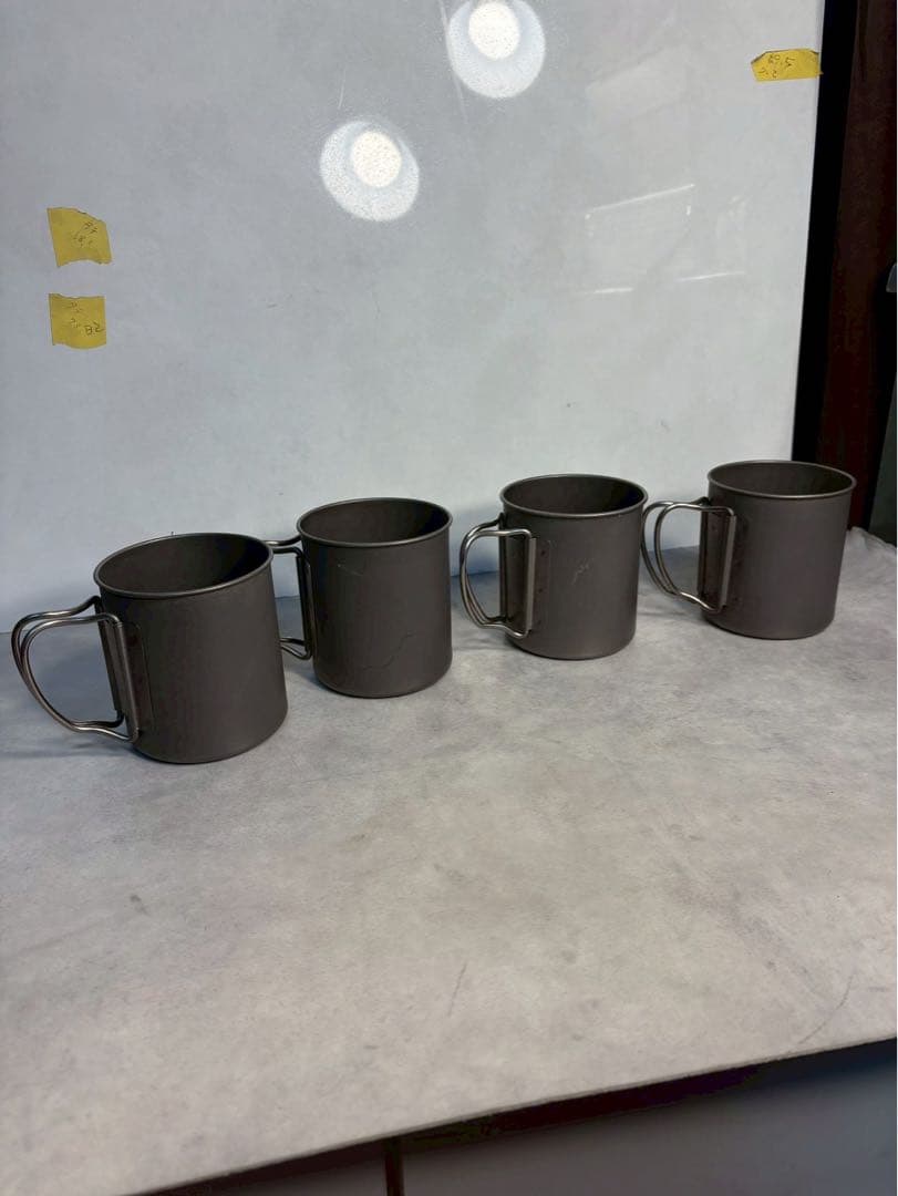  Peak スノーピーク チタンシングルマグ 450 4個セット 日本製