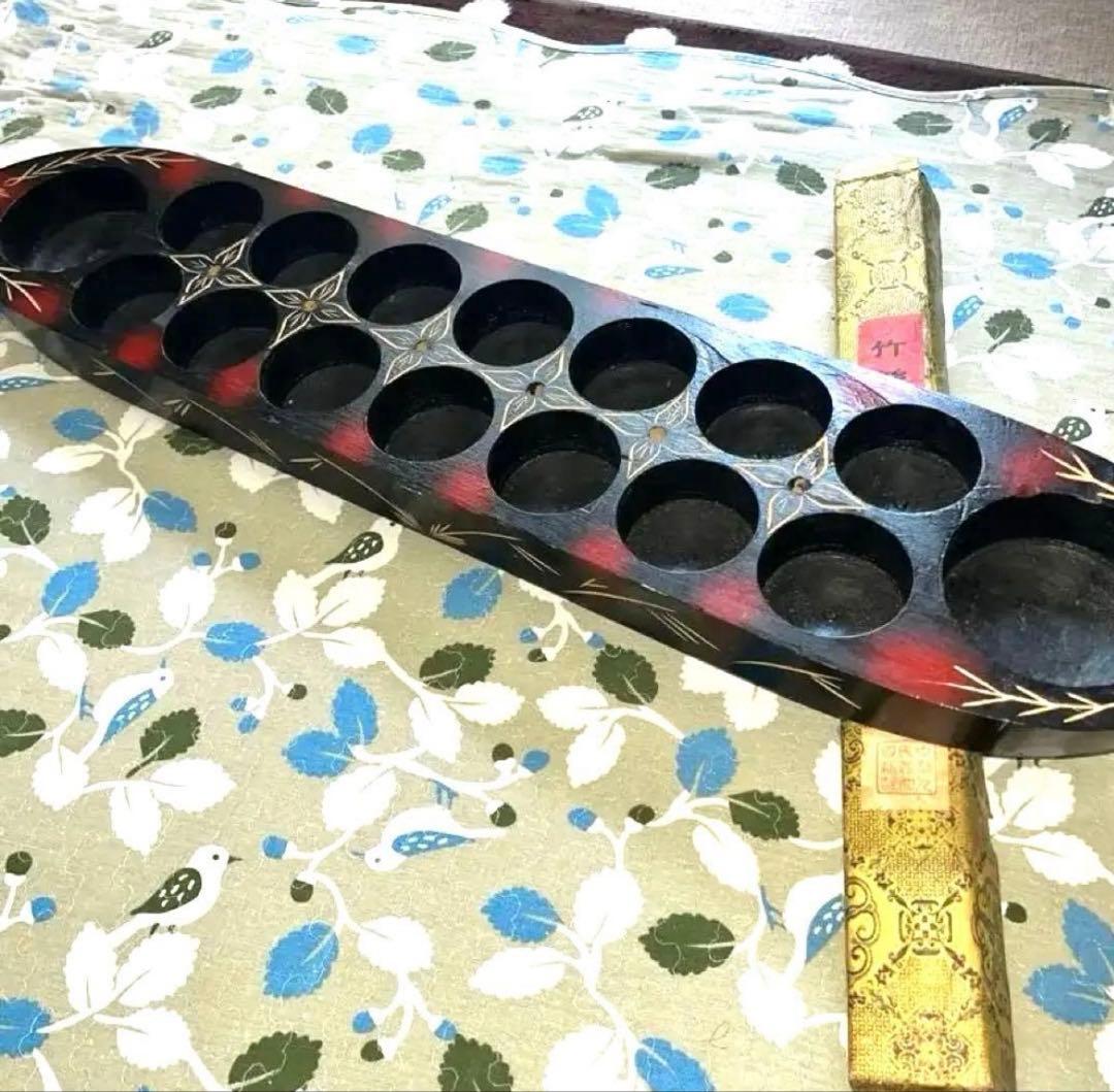 【アジアン雑貨】マレーシア伝統ゲームボード「コンカク」木製 現地最大サイズ　新品