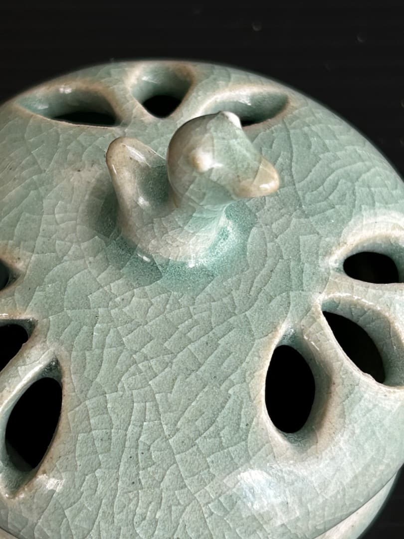 香炉 (韓国人間国宝 池順鐸 作) 　　　(価格見直し ¥10,800→ )