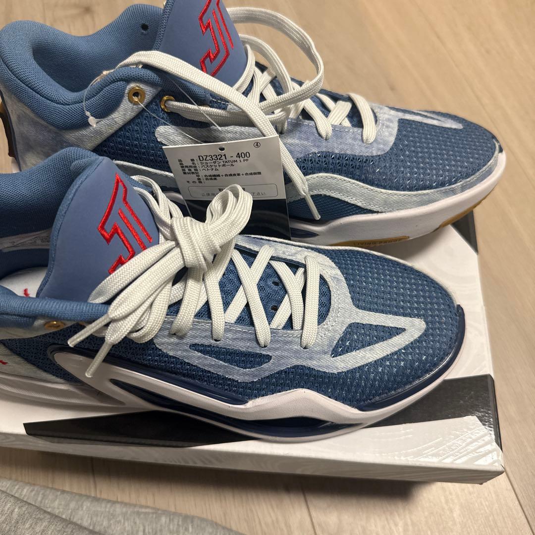 Jordan バスケットボールシューズ 青/白 テイタム1 新品未使用