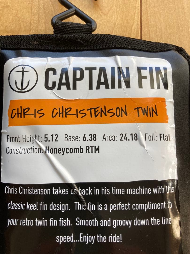 サーフィン・ボディボード Christenson TWIN Keel 5.12 Honeycomb RTM