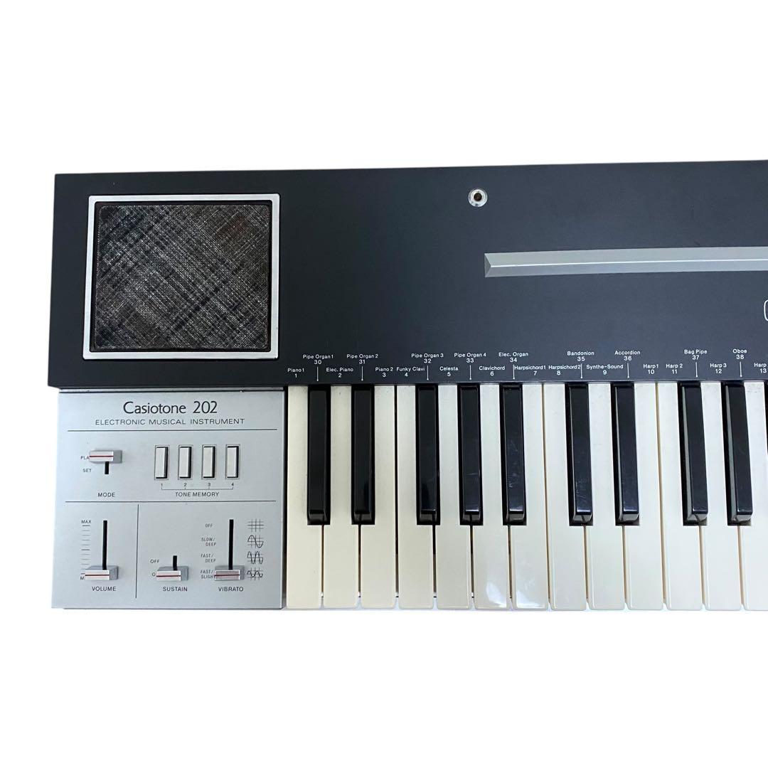 【ジャンク】CASIO CASIOTONE 202 シンセサイザー　音響機器