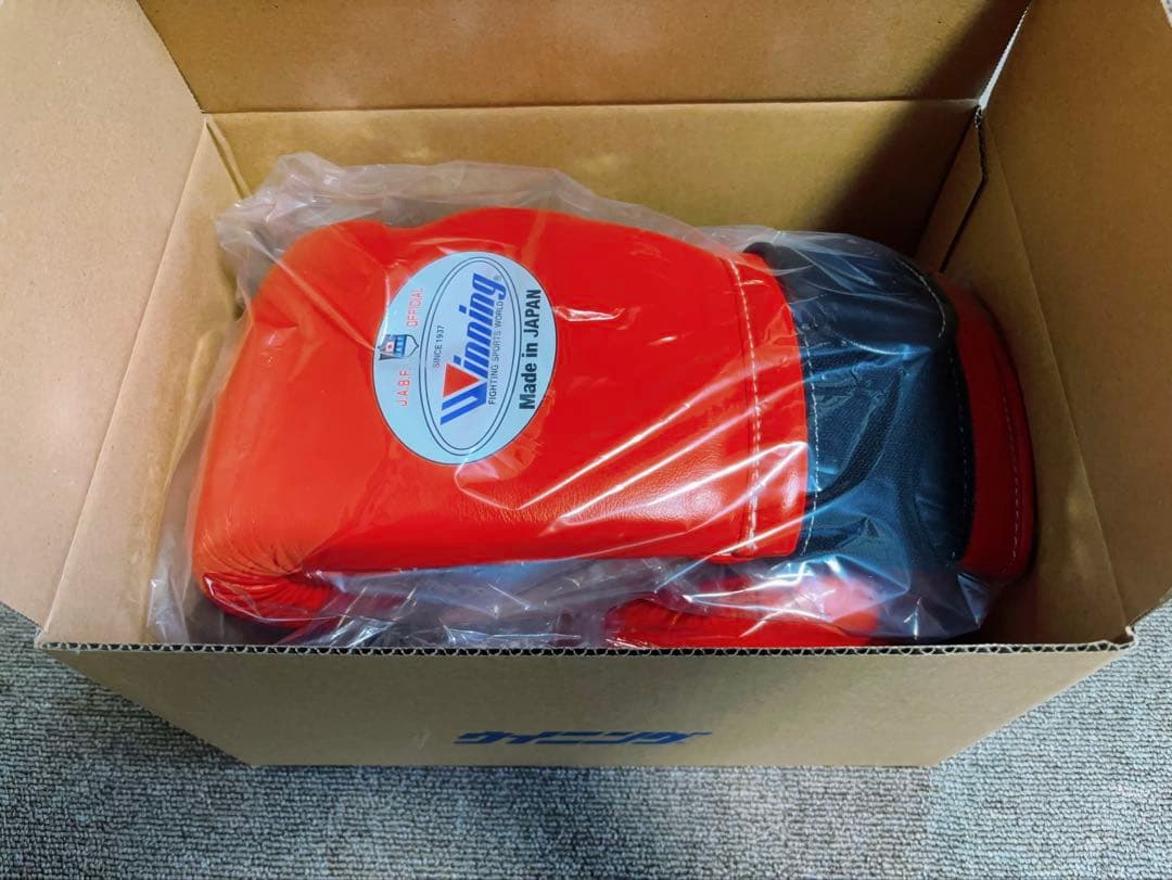 ウイニング　ボクシング　グローブ　12オンス　赤