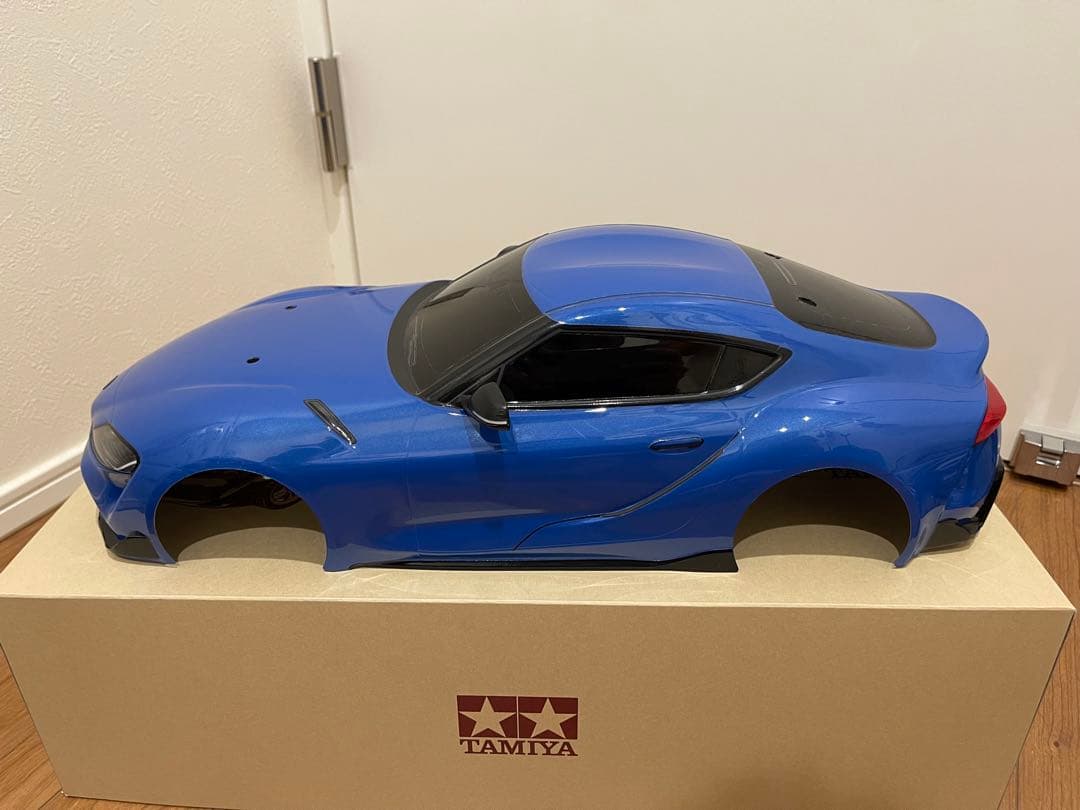 1/10 ラジコンボディ　タミヤ　90ＧＲスープラ　実車カラー　ホライズンブルー