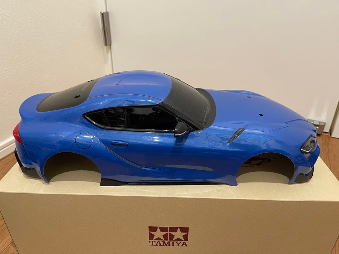 1/10 ラジコンボディ　タミヤ　90ＧＲスープラ　実車カラー　ホライズンブルー