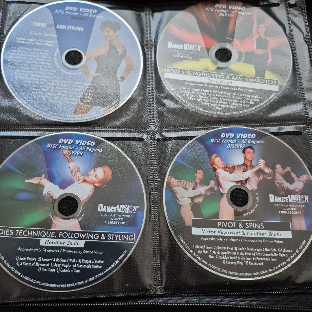 社交ダンス DVD. CD.まとめ売り　ケース付き
