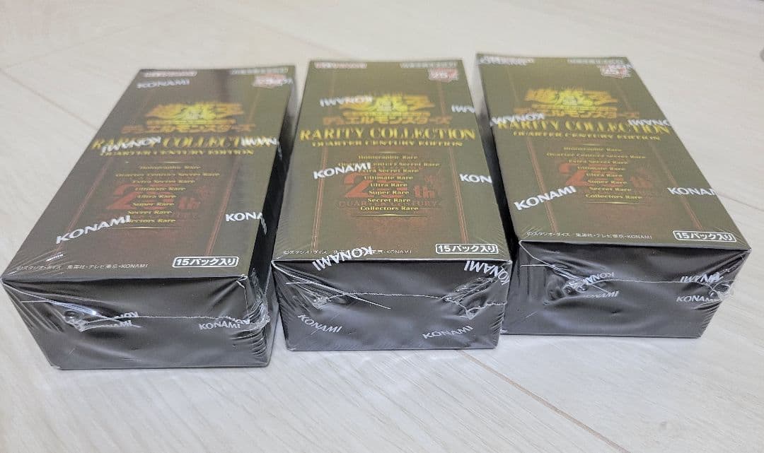 新品未開封☆遊戯王 RARITY COLLECTION 3BOX