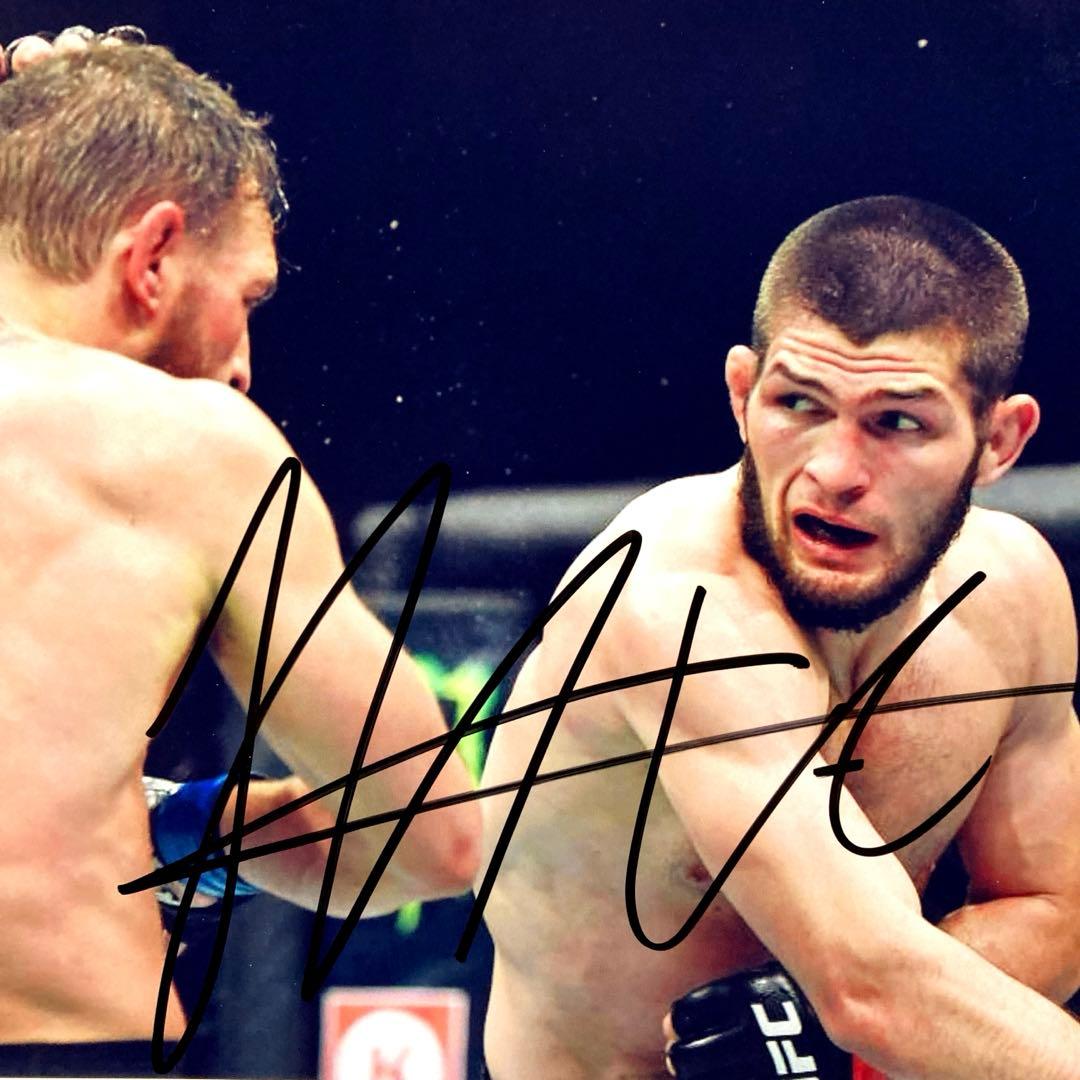 ハビブヌルマゴメドフ直筆サイン入り超大型写真…