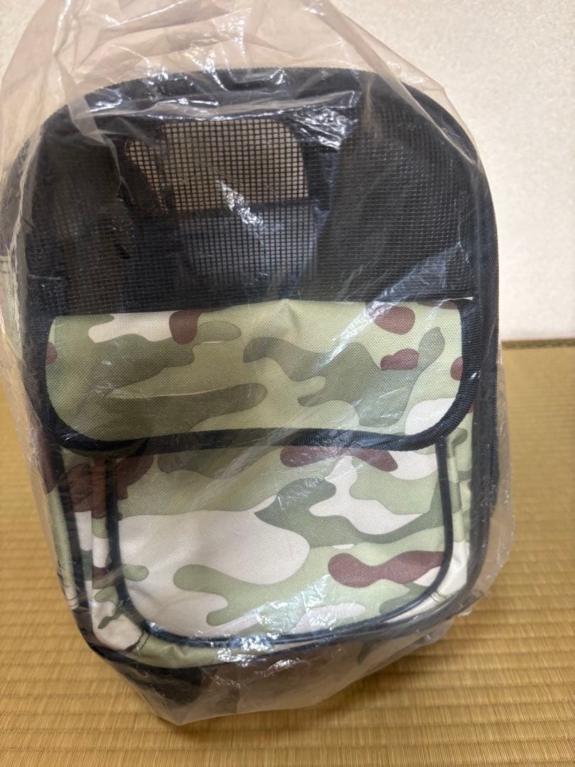 迷彩デザイン キャリーバッグ 小型犬
