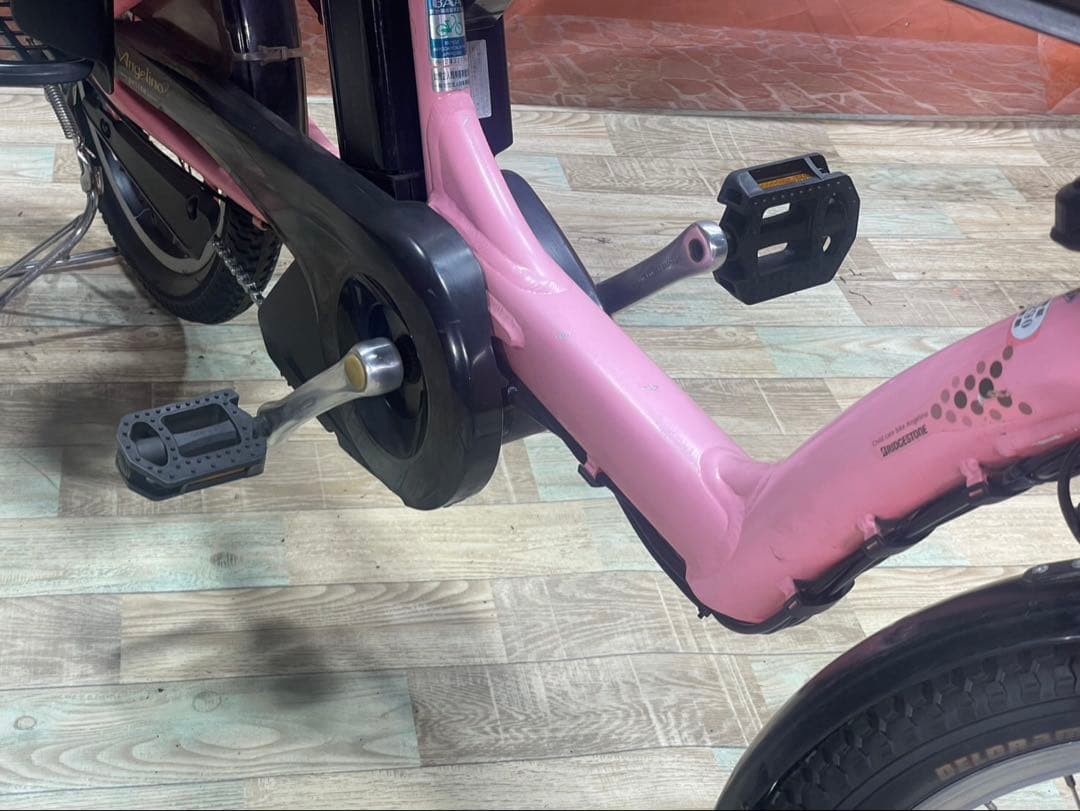 超特価！アンジェリーノ⭐️ブリヂストン子供乗せ電動アシスト自転車Y3441
