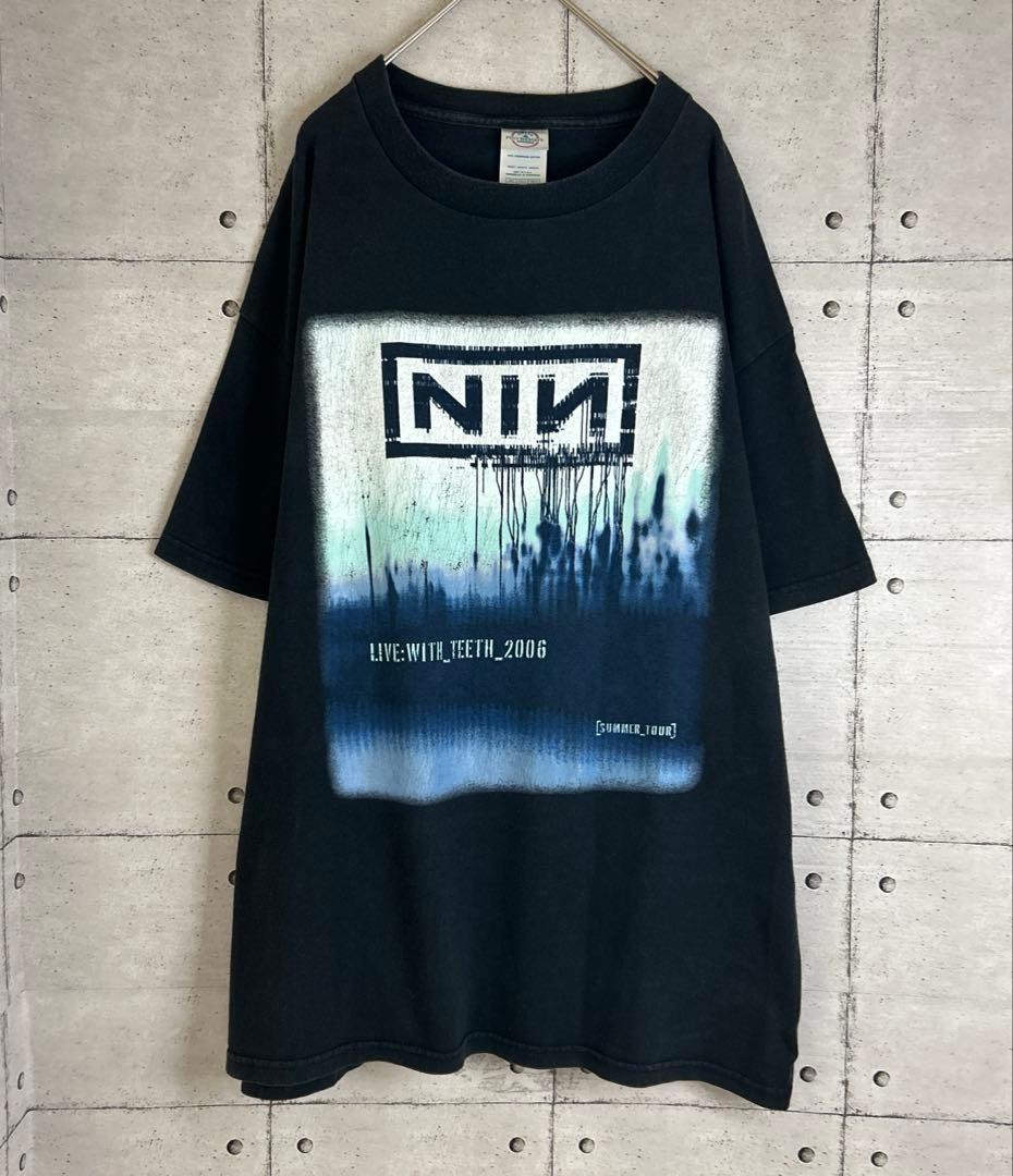 00s NINE INCH NAILS with teeth Tシャツ L