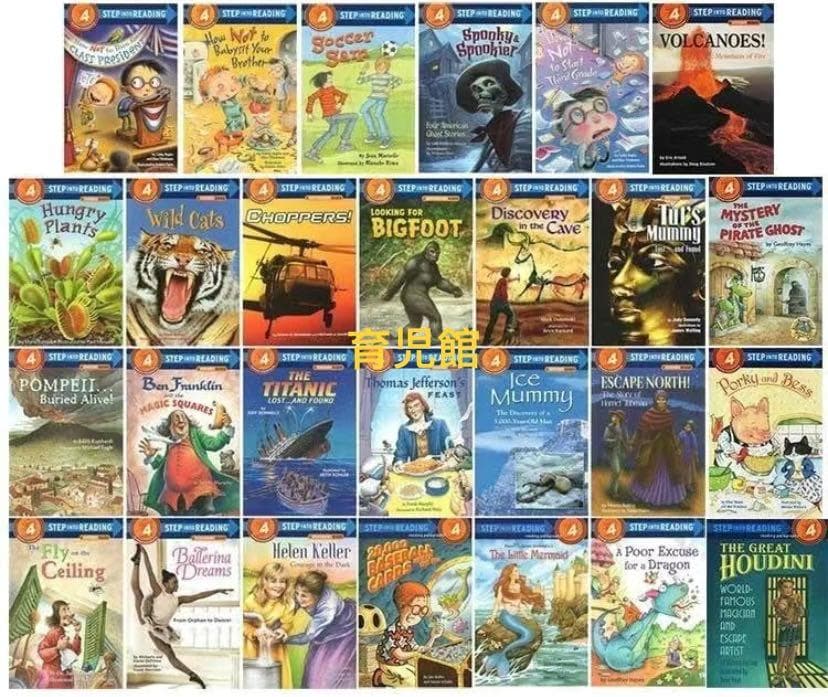 Step Into Reading Step 4+5　絵本38冊　マイヤペン対応