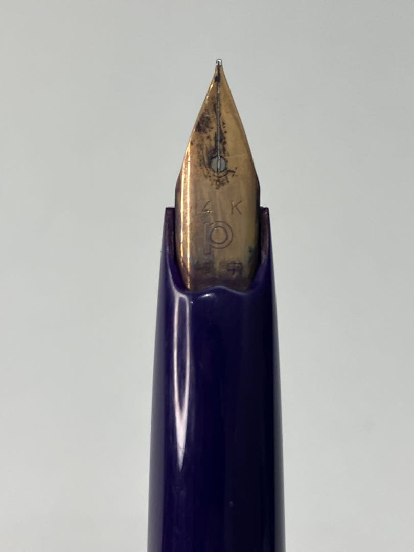 万年筆2本セット ペン先14K PLATINUM プラチナム　14K【A916】