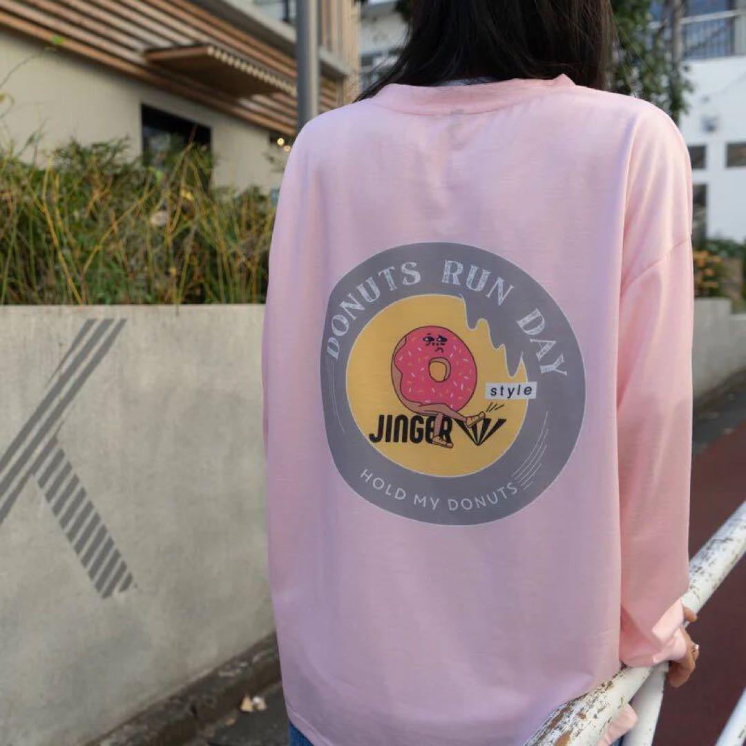 Runtrip Style ドーナツ 長袖Tシャツ JINGER M 新品