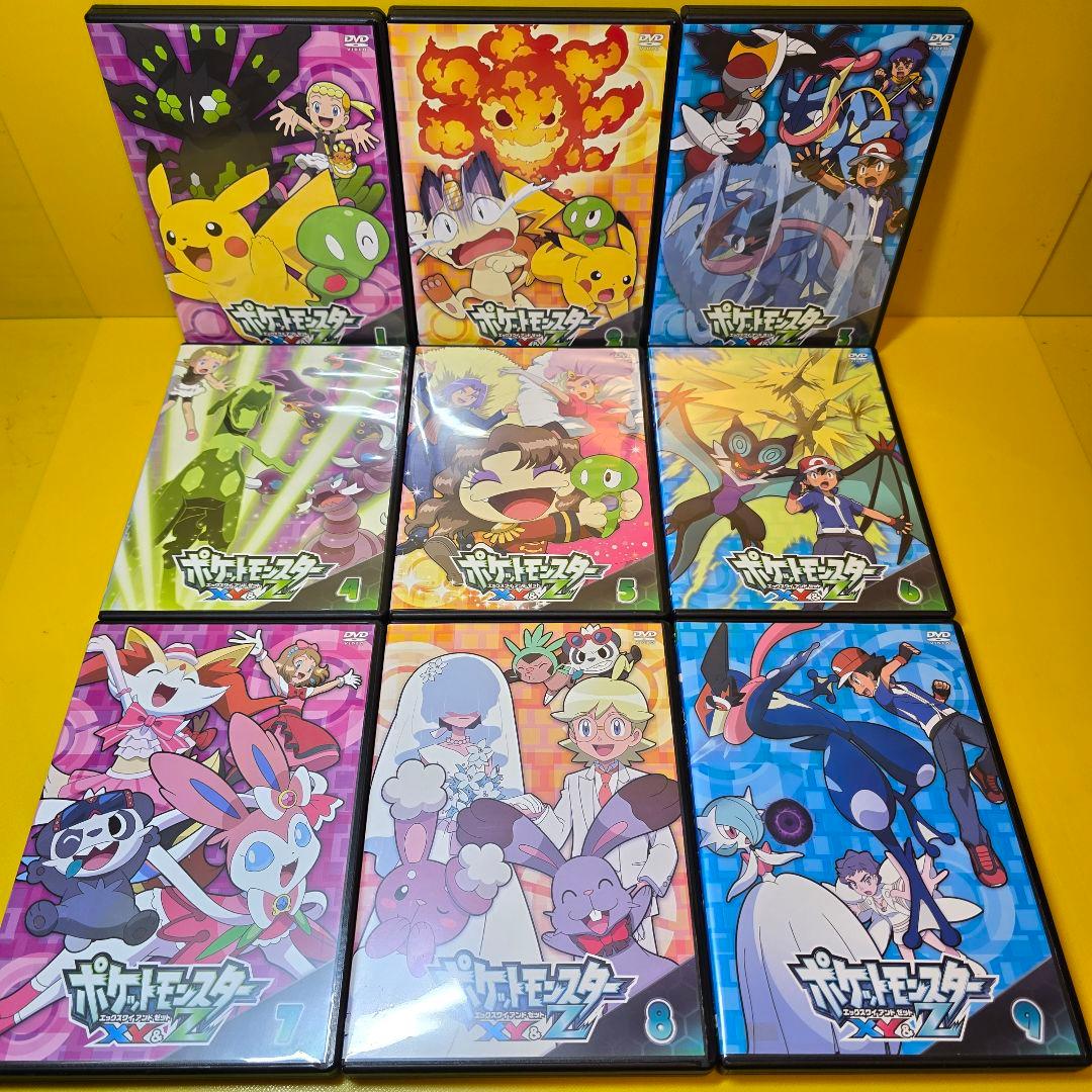 新品ケース交換済　ポケットモンスターXY 全32巻XY&Z DVD 全16巻