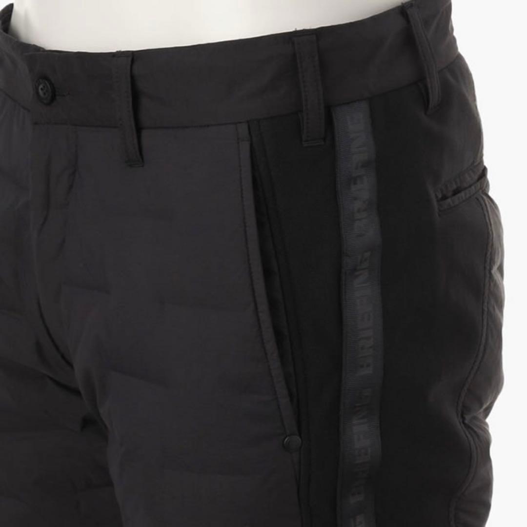 ハイブリッドダウンパンツ　黒　Lサイズ