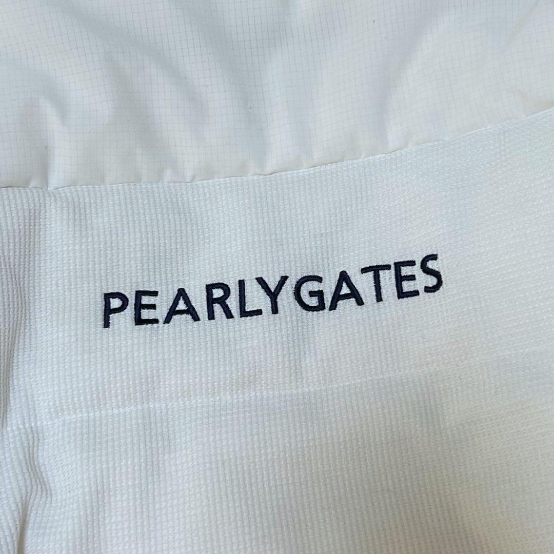 パーリーゲイツ ポリコット ワッフル×ドットエアー ダウンコート