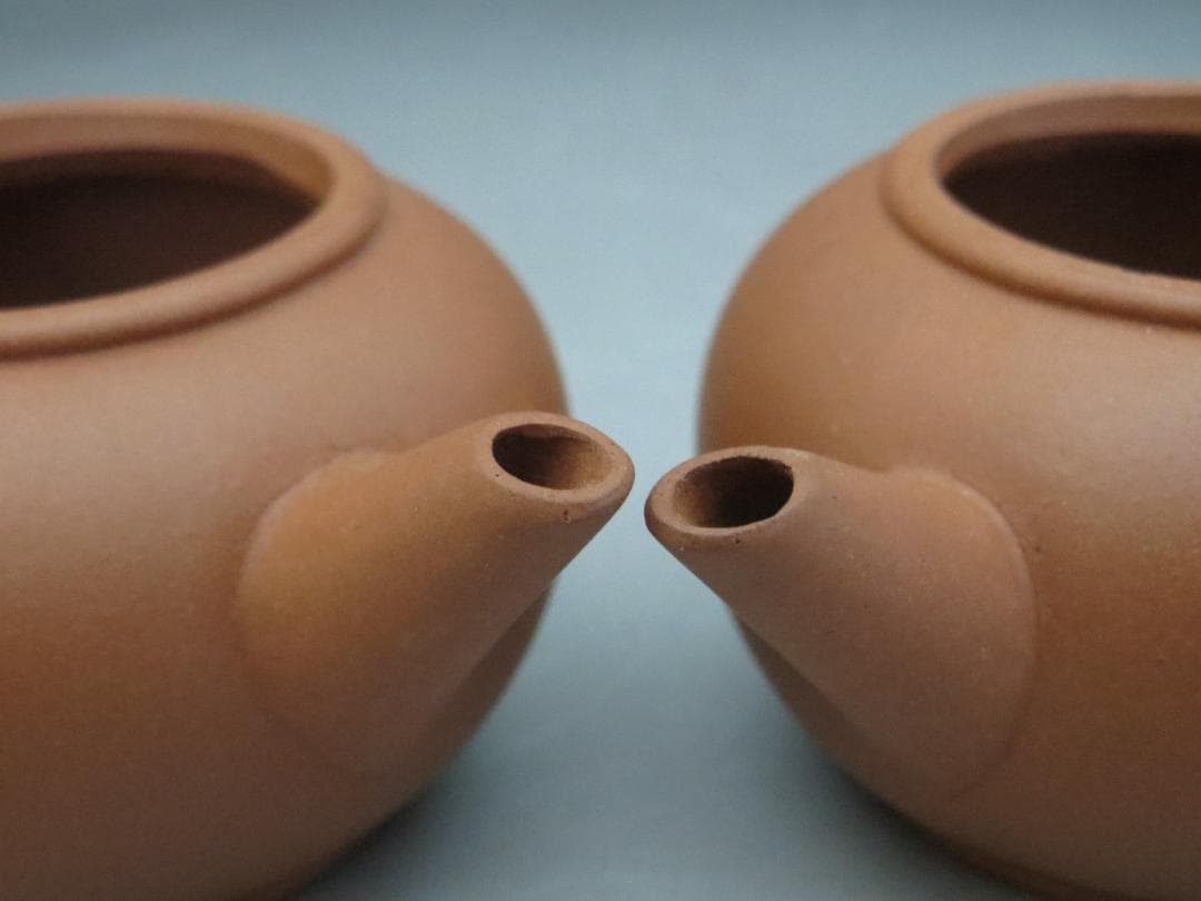 ★中国宜興　急須　4客　朱泥★煎茶道具・茶道具・唐物・紫砂・茶器