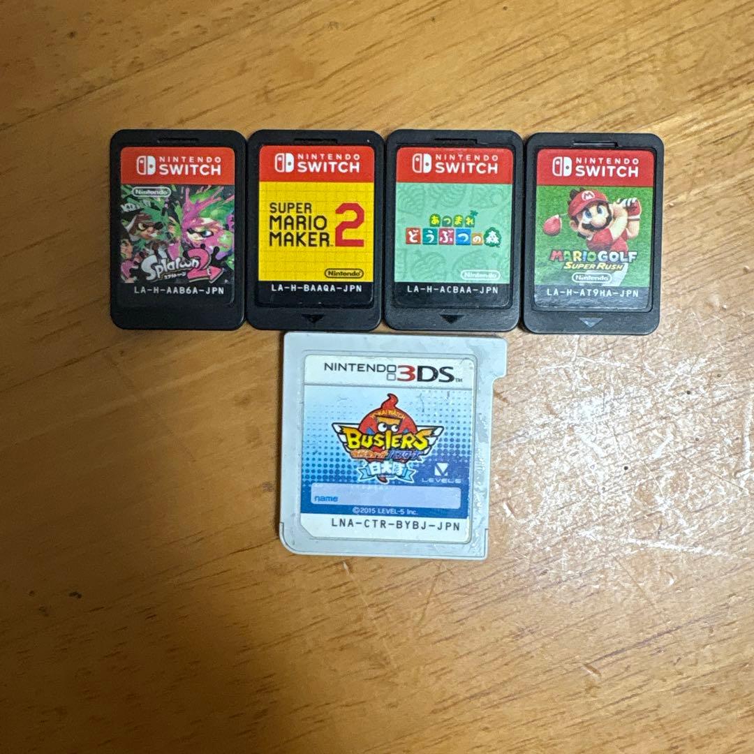 スプラトゥーン2 マリオメーカー2 あつまれどうぶつの森 スーパーマリオゴルフ