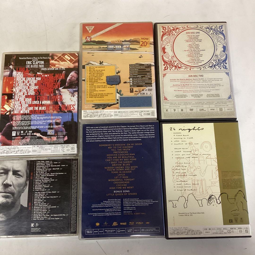 ERIC CLAPTON DVD 5枚　CD 1枚　まとめ売り　（な49）