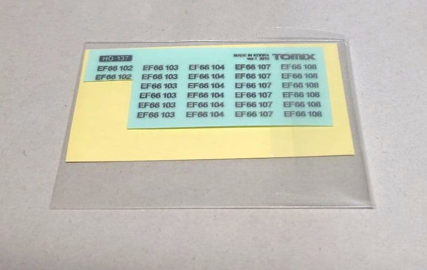 トミックス　HO-137　EF66-100形（前期型）加工品