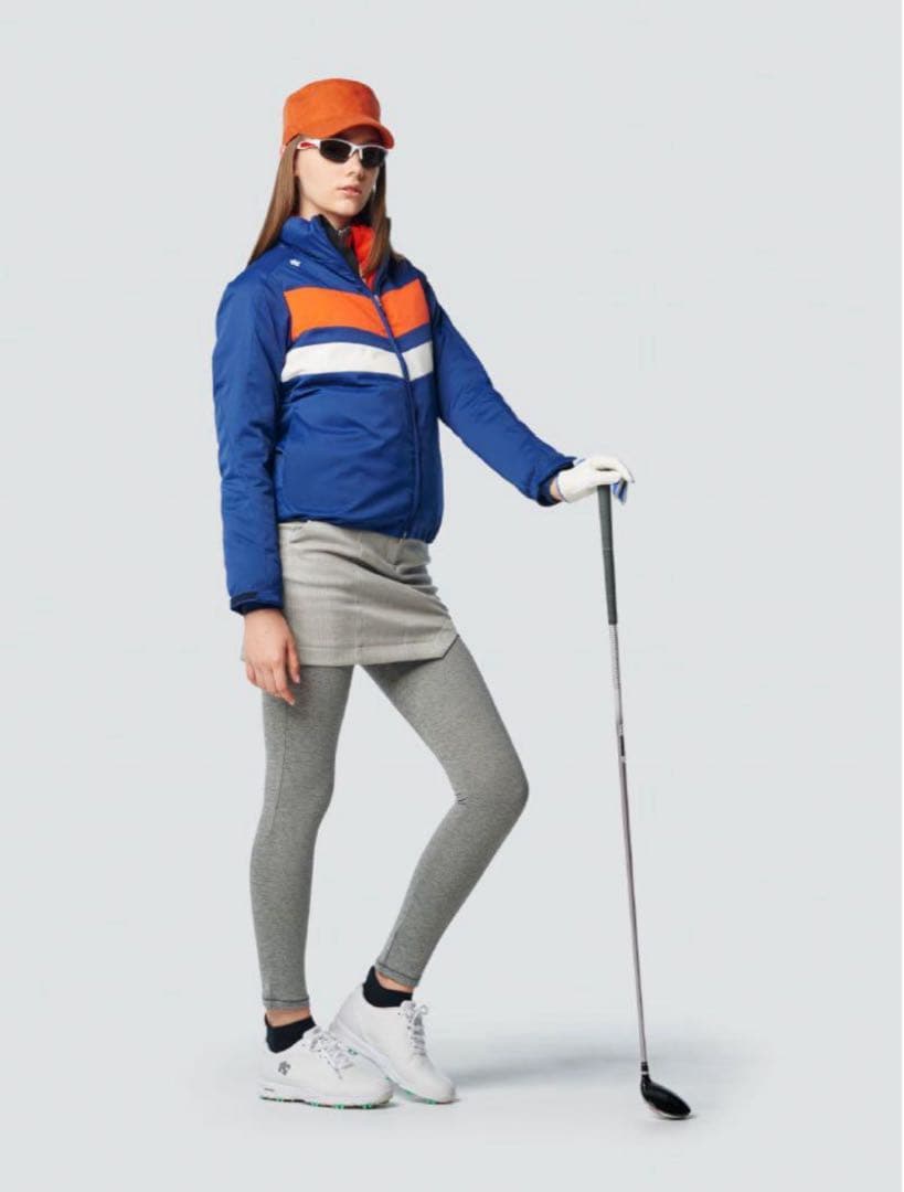 新品S デサントGOLF ベスト付き ダウン90% 定価　64,900円