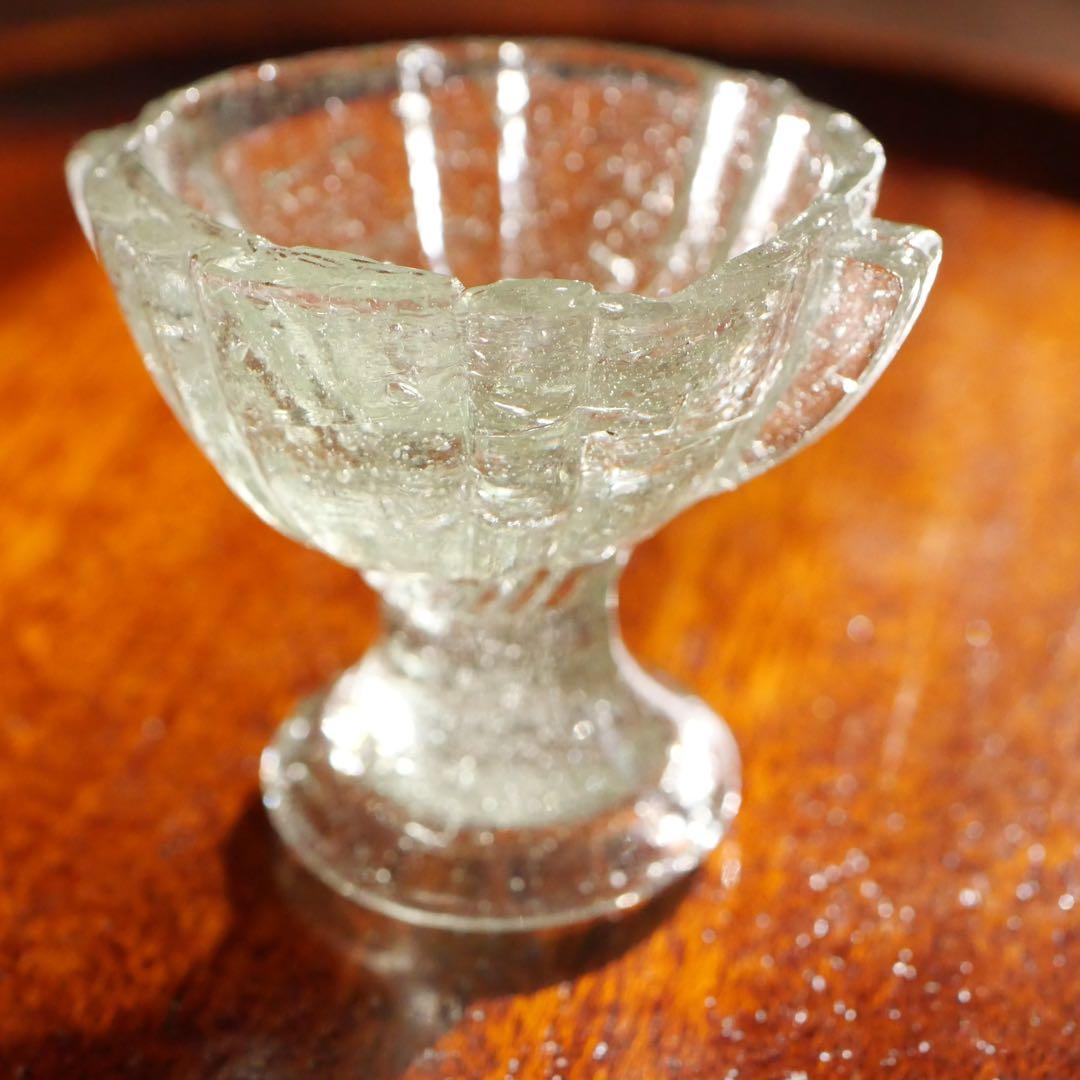 ペロペロ 装飾有り デカペロ 気泡 レトロ 昭和 和ガラス