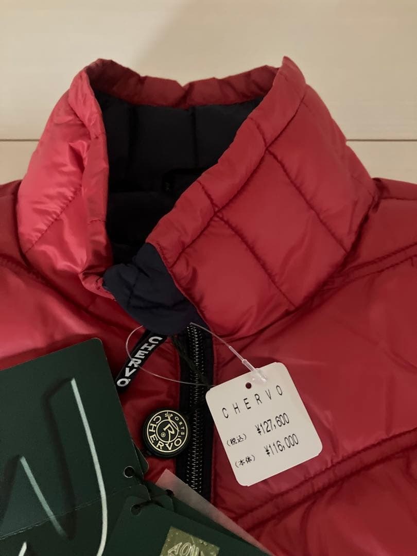 定価127600円込CHERVOメンズ高級ゴルフダウンベスト46