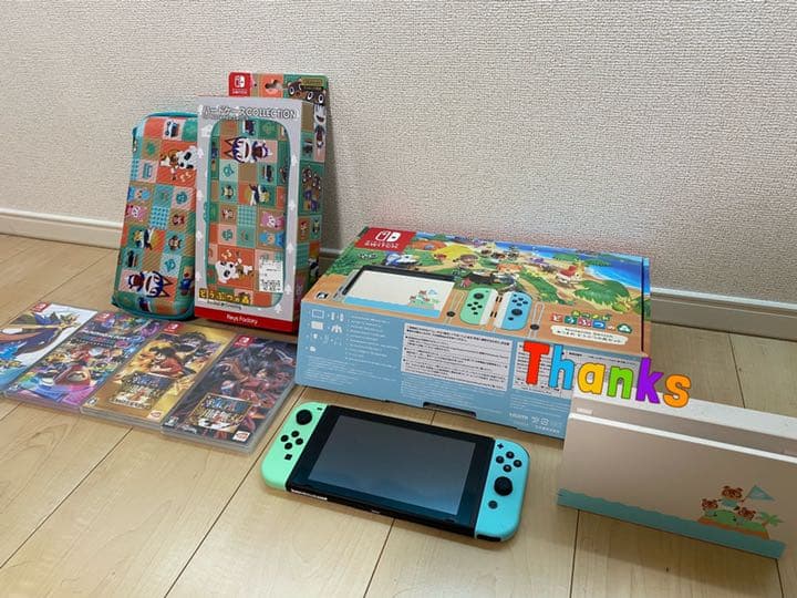 Nintendo Switch どうぶつの森セット、ソフト4つセット