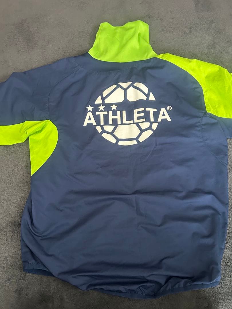 ATHLETA 上下セットピステ・ウィンドブレーカー ネイビー/ライム